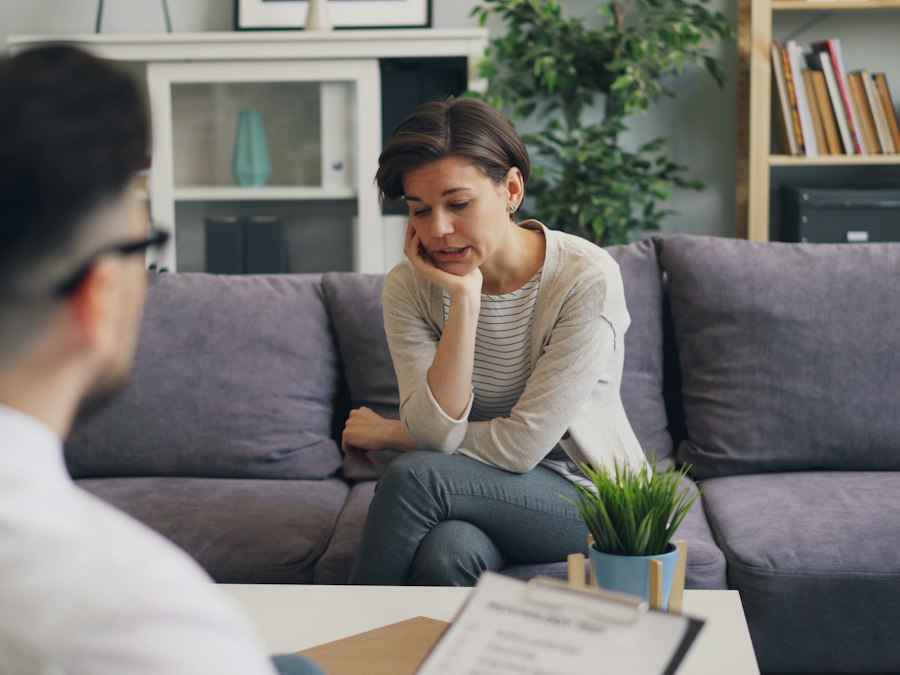 Een-op-een gesprek met een hulpverlener